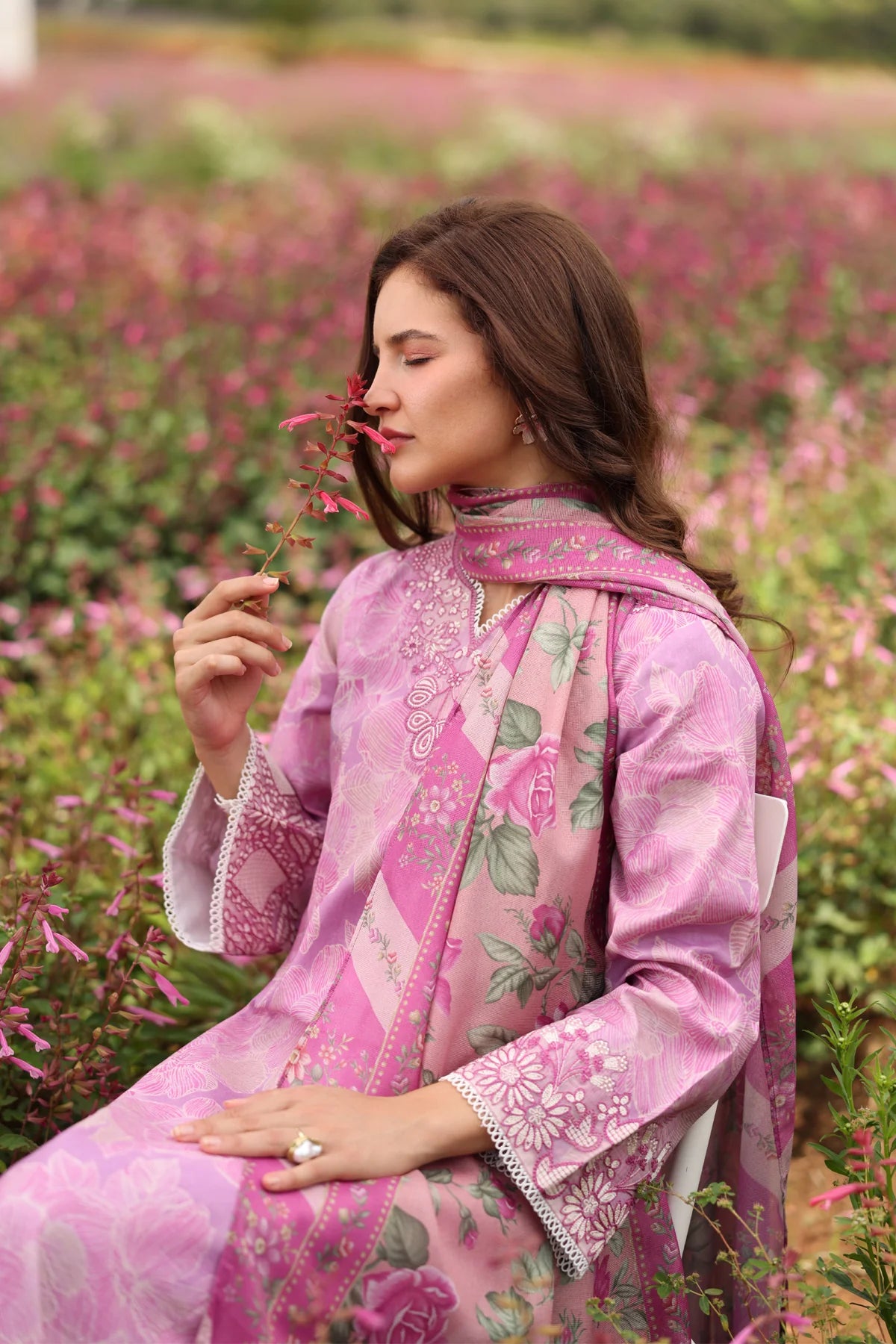 XENIA UNSTITCHED LAWN ROSY AFFAIR