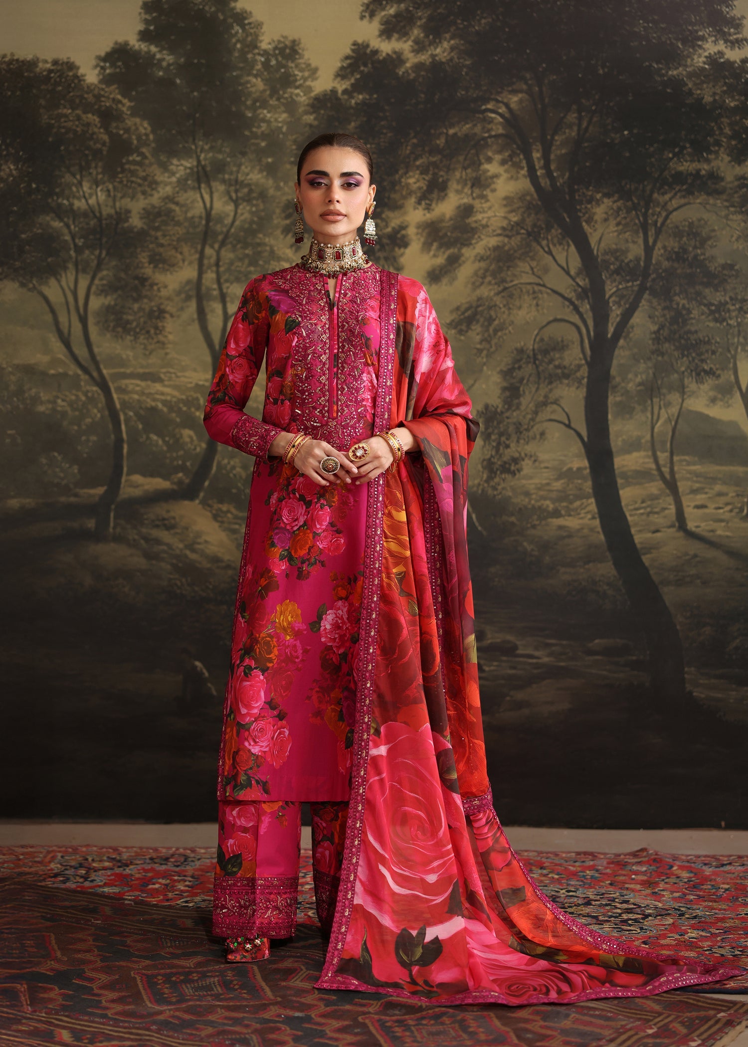 HUMJOLI PINK ROSE 3PC
