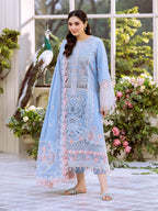 STITCHED BY CC D-107A BIN ILYAS FREESIA 3PC