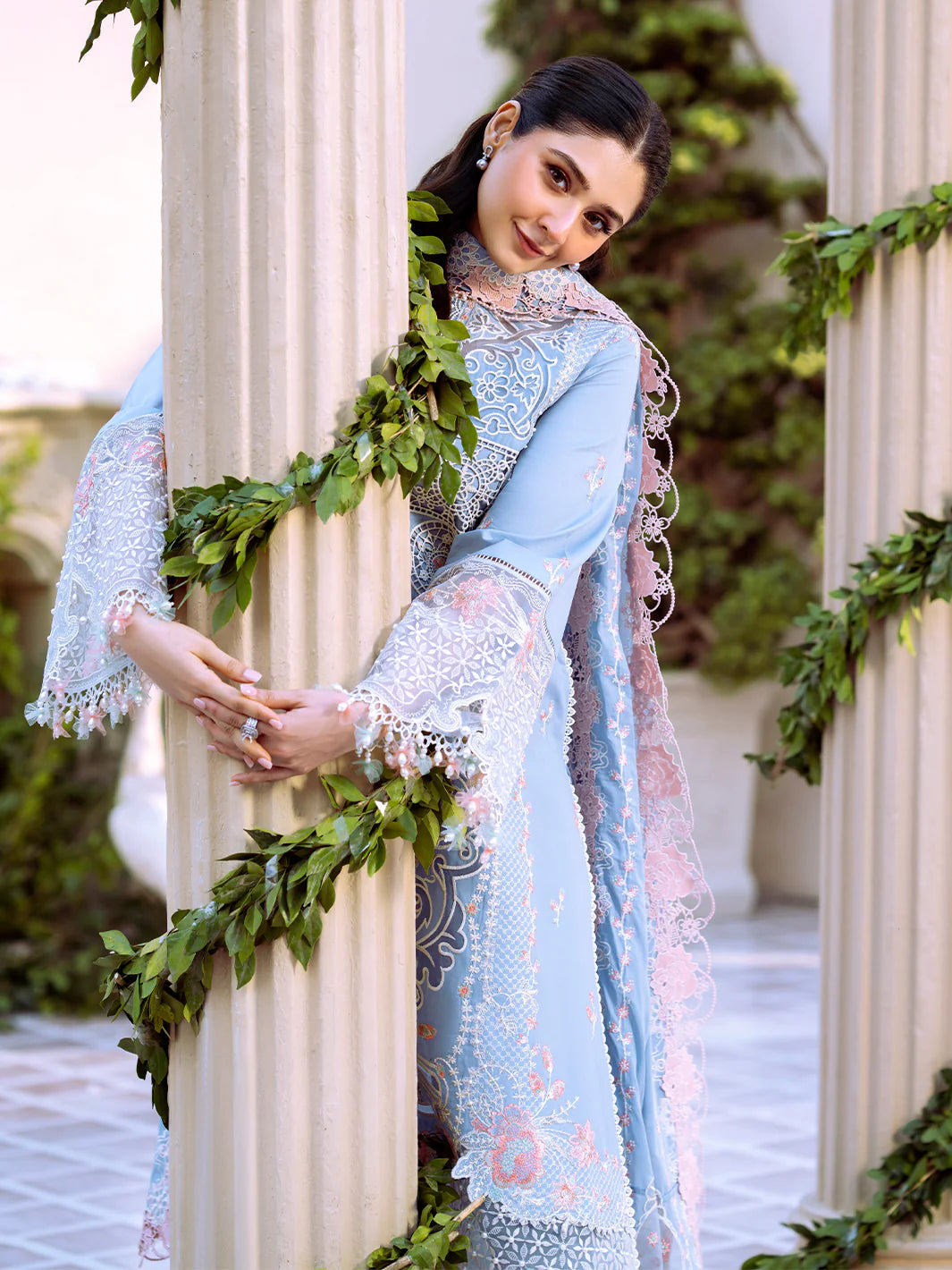 STITCHED BY CC D-107A BIN ILYAS FREESIA 3PC