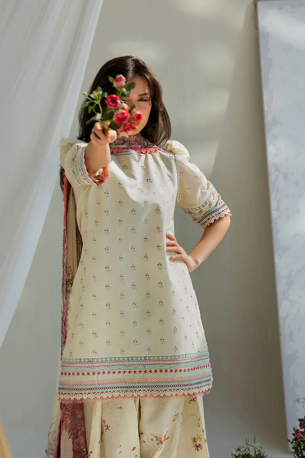 STITCHED BY CC SOBIA NAZIR VITAL LAWN VT26-10A 3PC