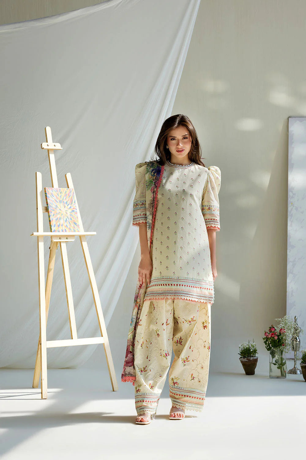 STITCHED BY CC SOBIA NAZIR VITAL LAWN VT26-10A 3PC