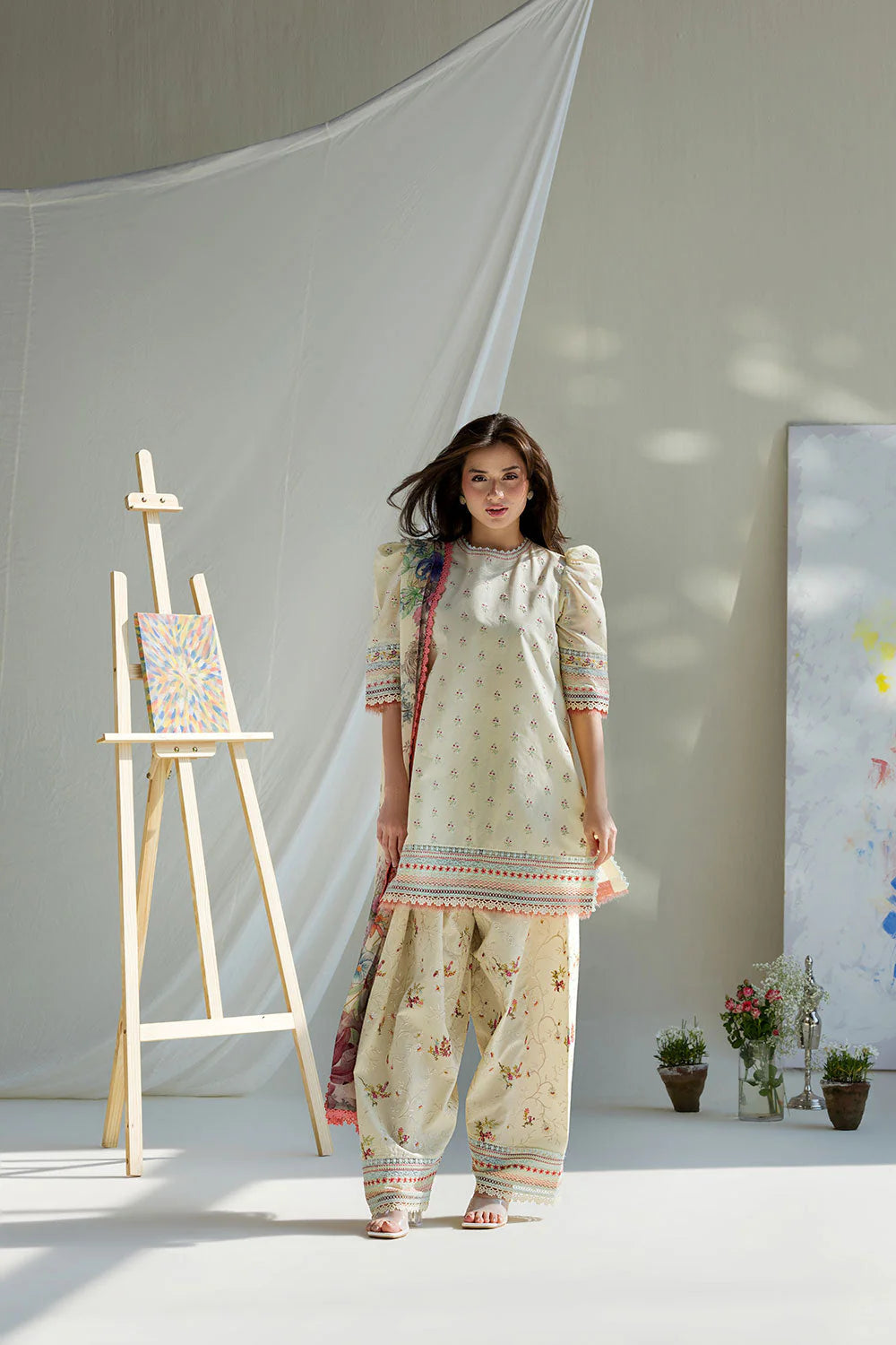 STITCHED BY CC SOBIA NAZIR VITAL LAWN VT26-10A 3PC