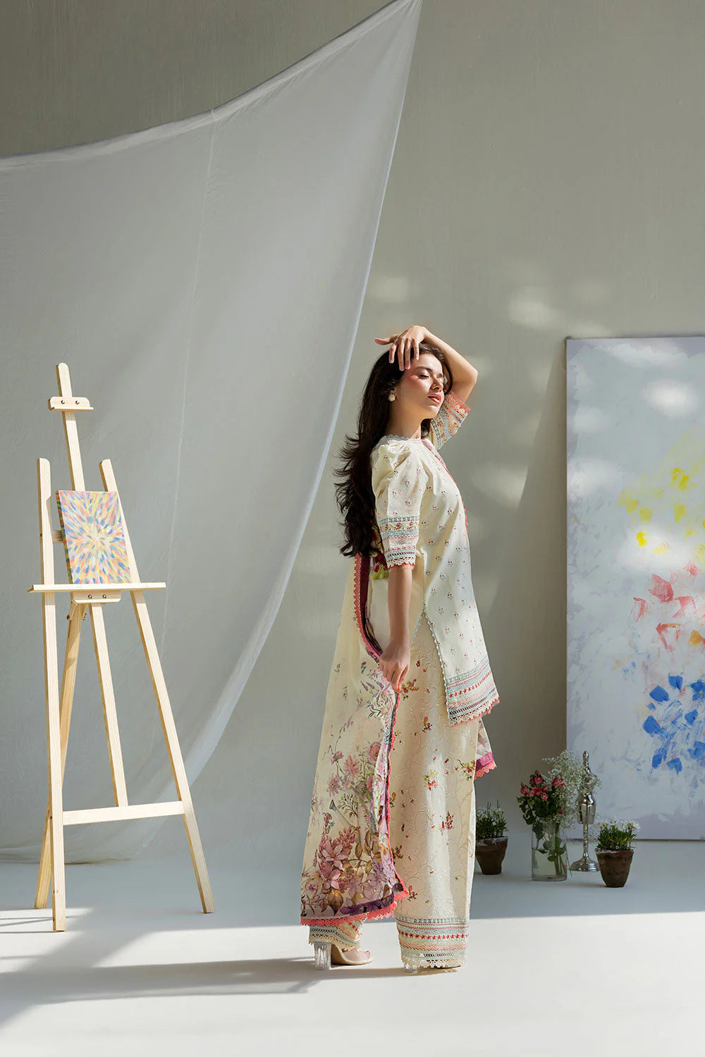 STITCHED BY CC SOBIA NAZIR VITAL LAWN VT26-10A 3PC