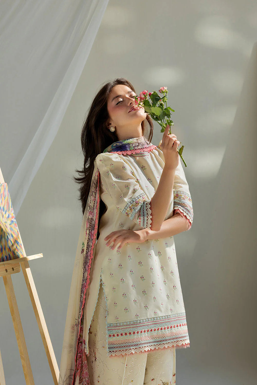 STITCHED BY CC SOBIA NAZIR VITAL LAWN VT26-10A 3PC