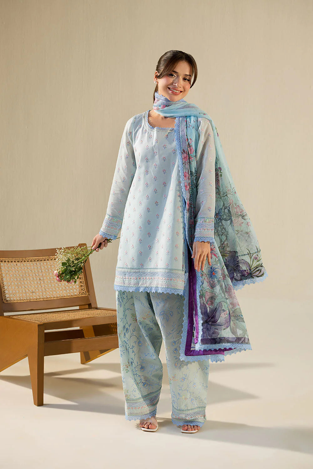STITCHED BY CC SOBIA NAZIR VITAL VT26-10B 3PC    ( WITHOUT SLEEVE )