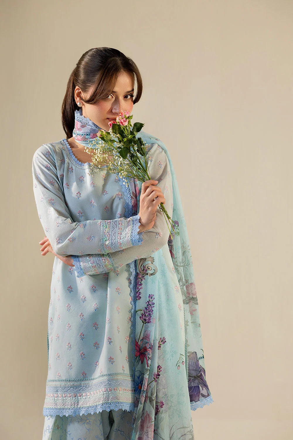 STITCHED BY CC SOBIA NAZIR VITAL VT26-10B 3PC    ( WITHOUT SLEEVE )