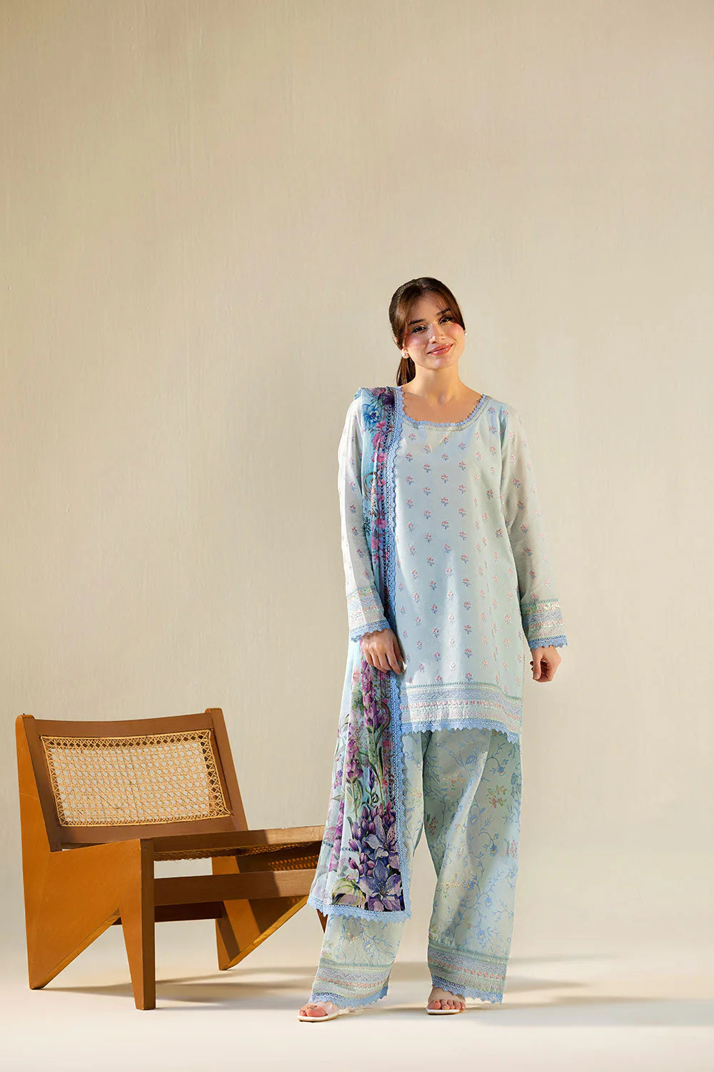 STITCHED BY CC SOBIA NAZIR VITAL VT26-10B 3PC    ( WITHOUT SLEEVE )
