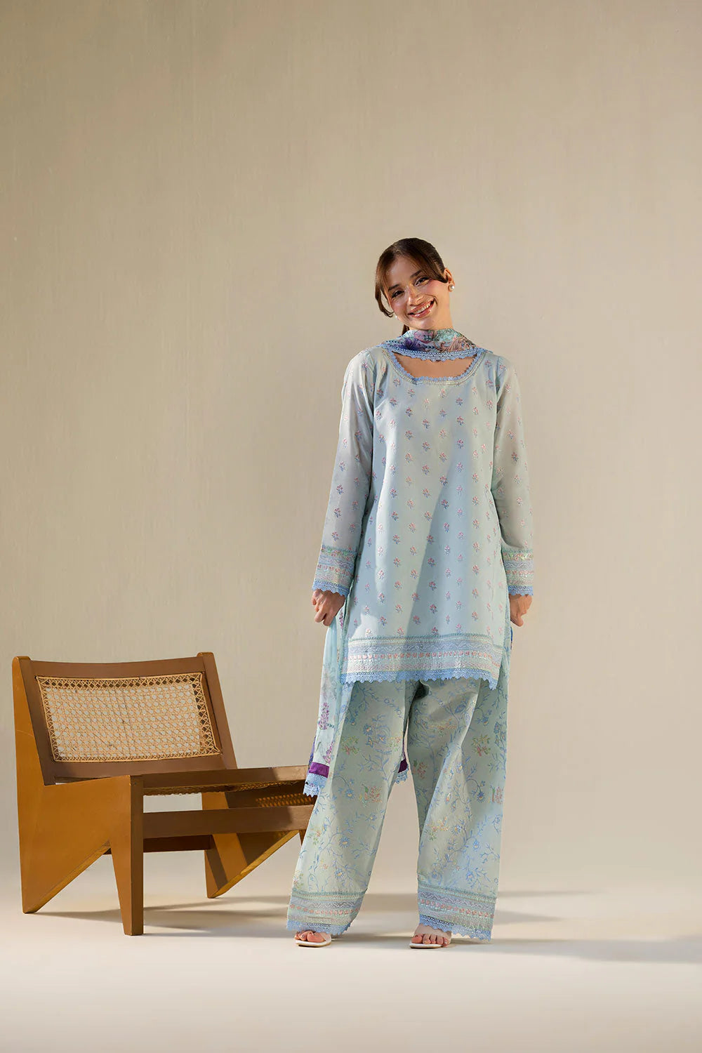 STITCHED BY CC SOBIA NAZIR VITAL VT26-10B 3PC    ( WITHOUT SLEEVE )