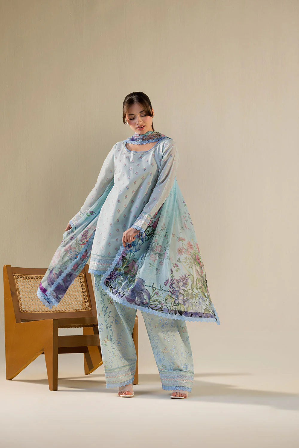 STITCHED BY CC SOBIA NAZIR VITAL VT26-10B 3PC    ( WITHOUT SLEEVE )