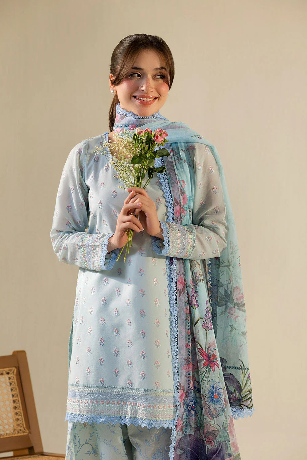STITCHED BY CC SOBIA NAZIR VITAL VT26-10B 3PC    ( WITHOUT SLEEVE )