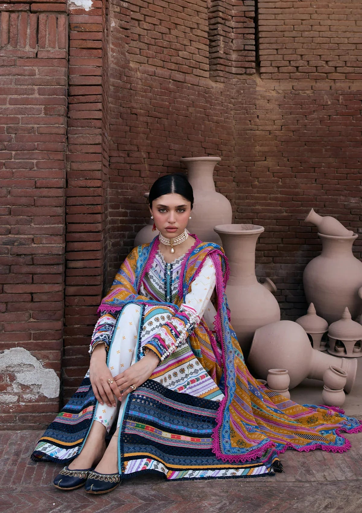 KAHF AANGAN PRINT CHIFFON KPS-2A