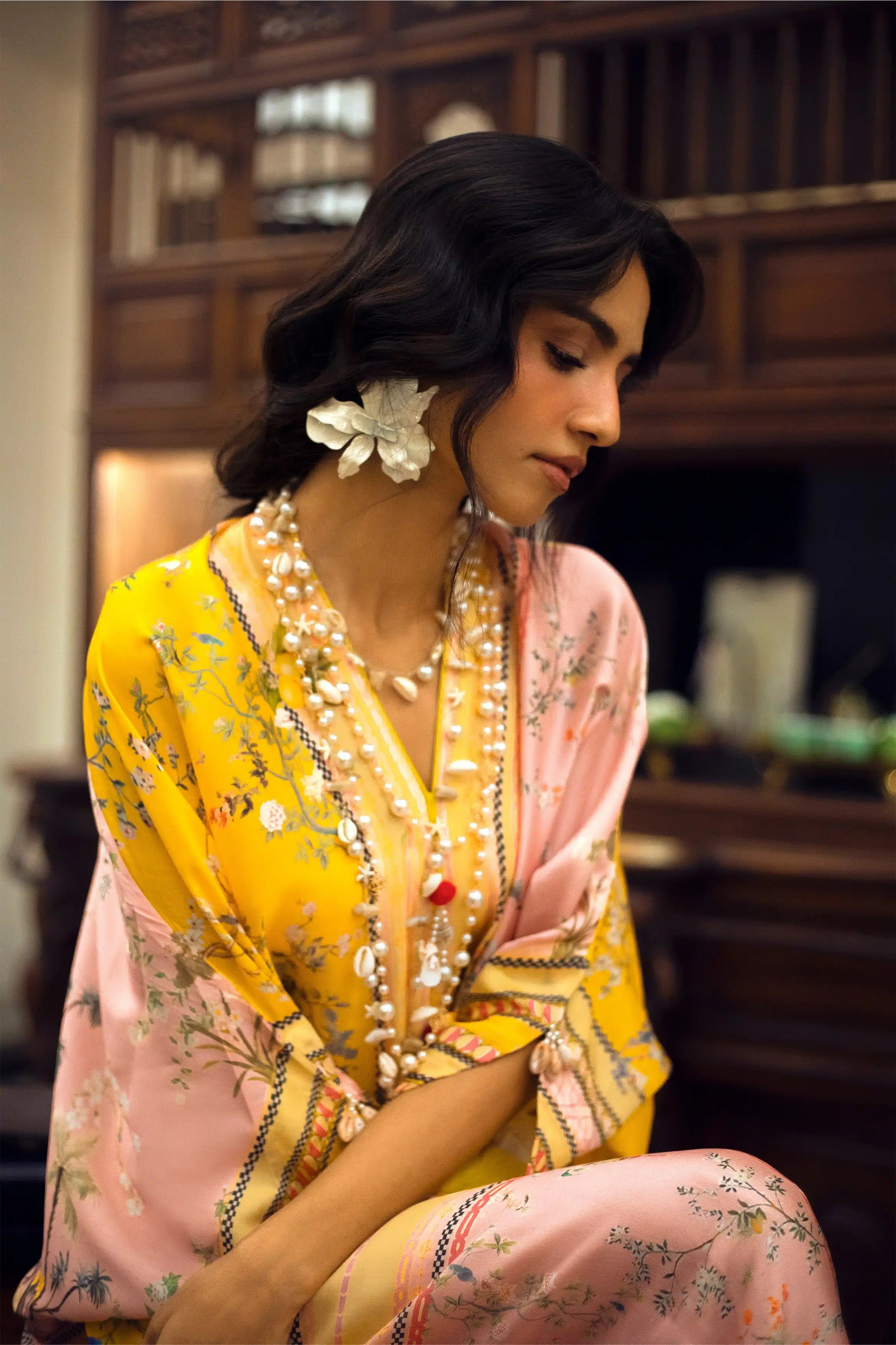 HIRA SARDAR PRINTED KAFTAN 1PC
