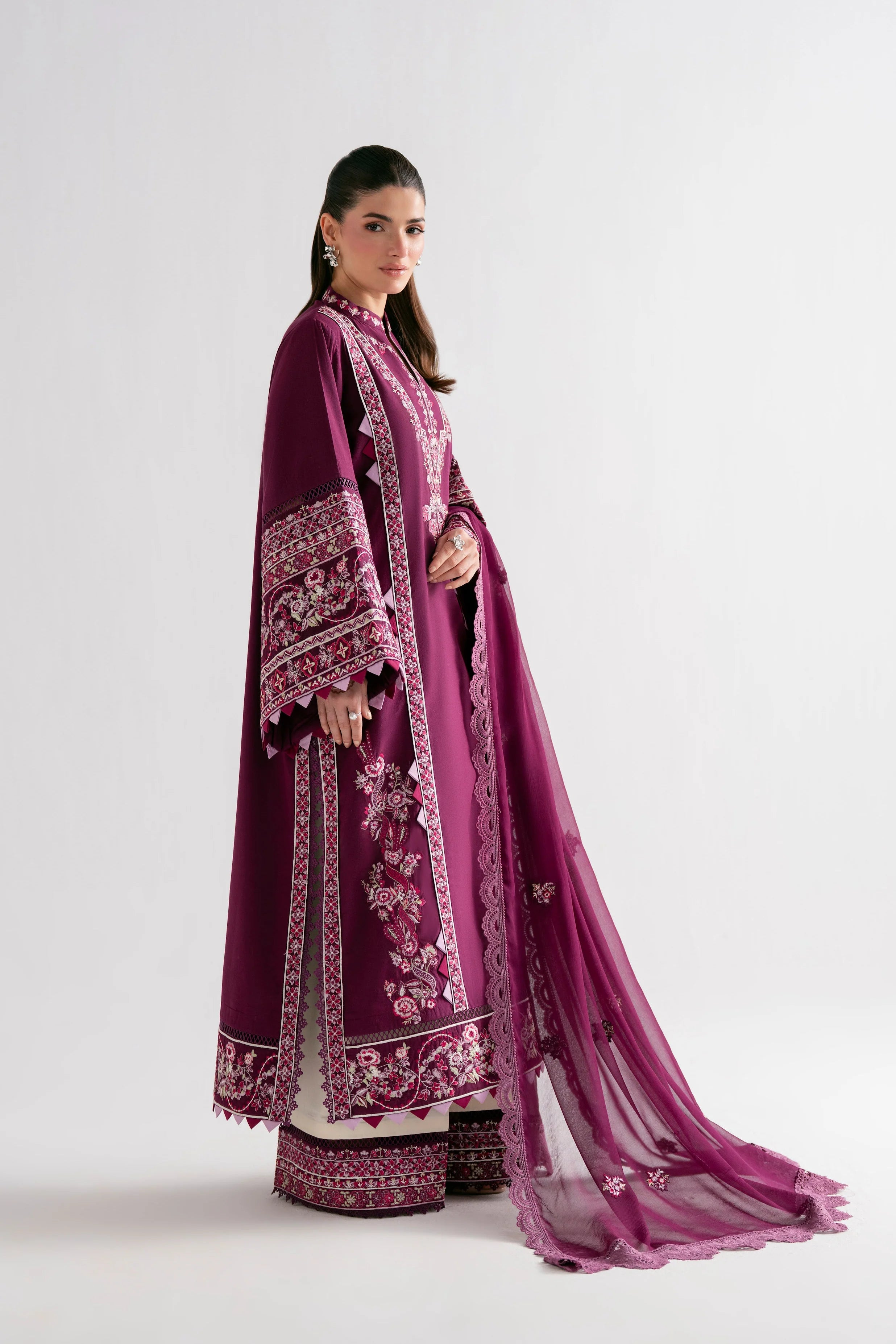 SOHA SULTAN PLUM 3PC