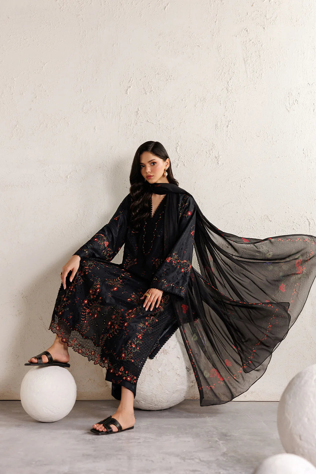 STITCHED BY CC IZNIK FESTIVE LAWN IBE-11 3PC