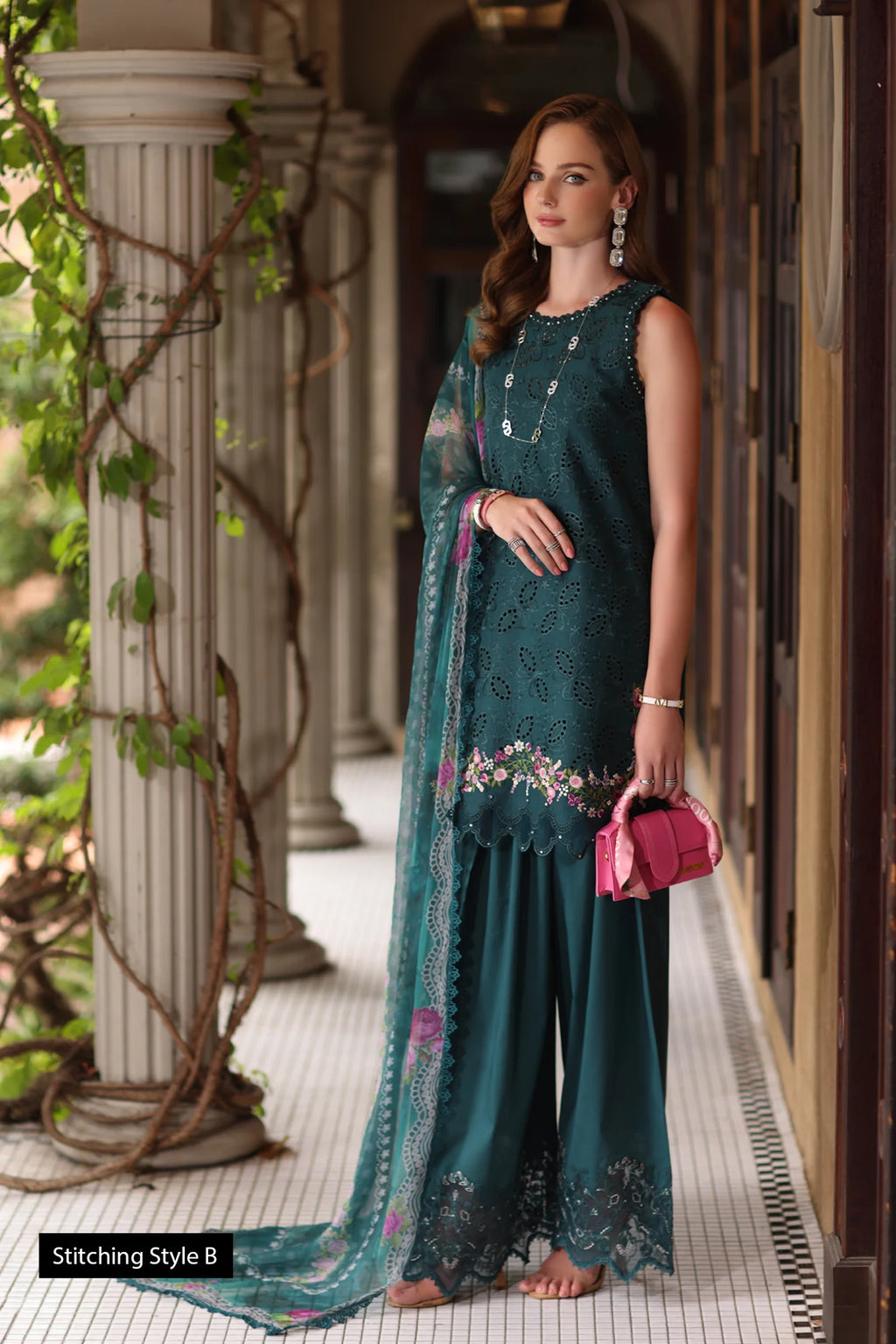 NOOR EID LUXURY SCHIFFLI LASERKARI D-05