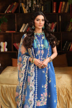 STITCHED BY CC MARYAM HUSSAIN FLORAL TALE SKYE 3PC