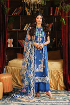 STITCHED BY CC MARYAM HUSSAIN FLORAL TALE SKYE 3PC