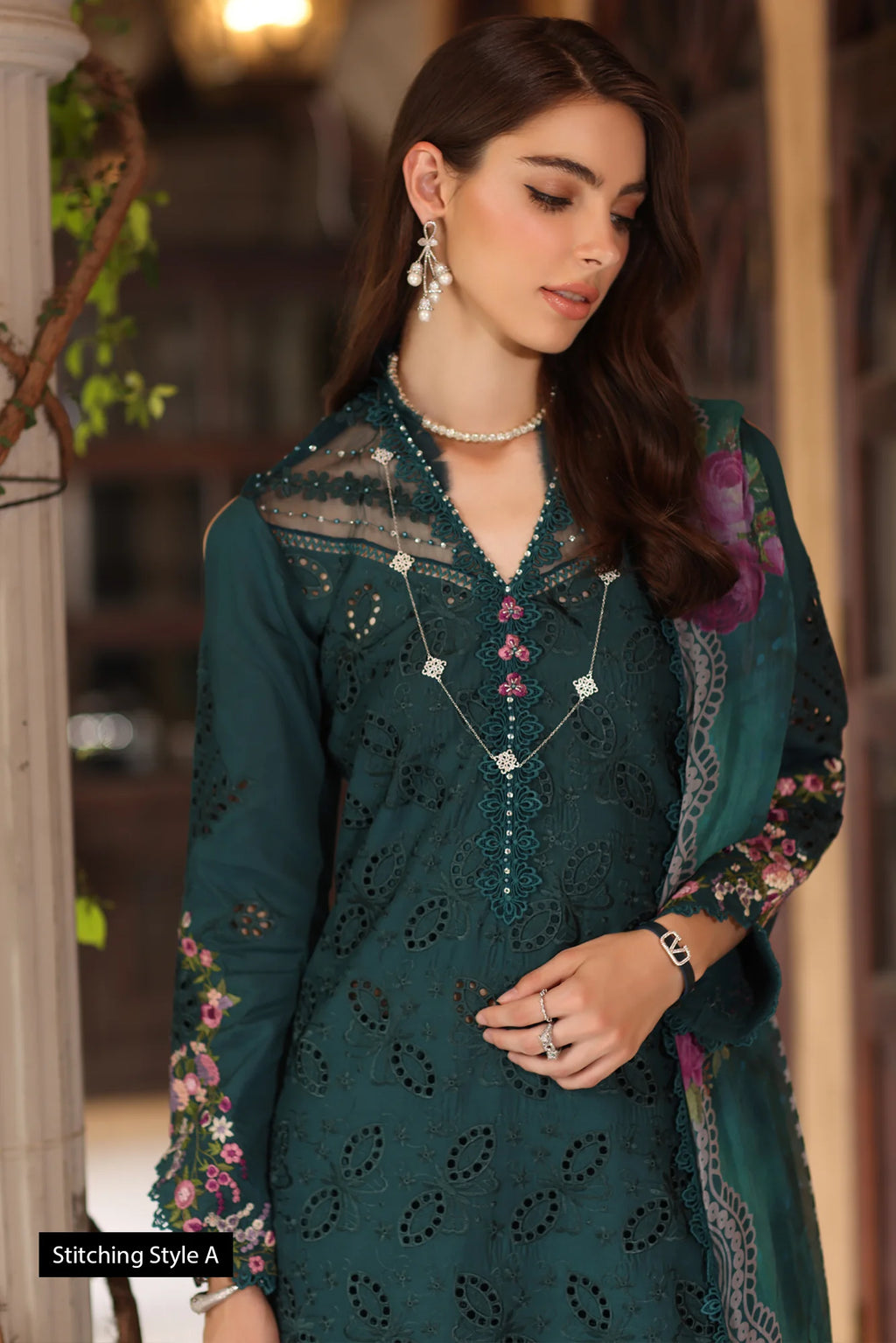 NOOR EID LUXURY SCHIFFLI LASERKARI D-05
