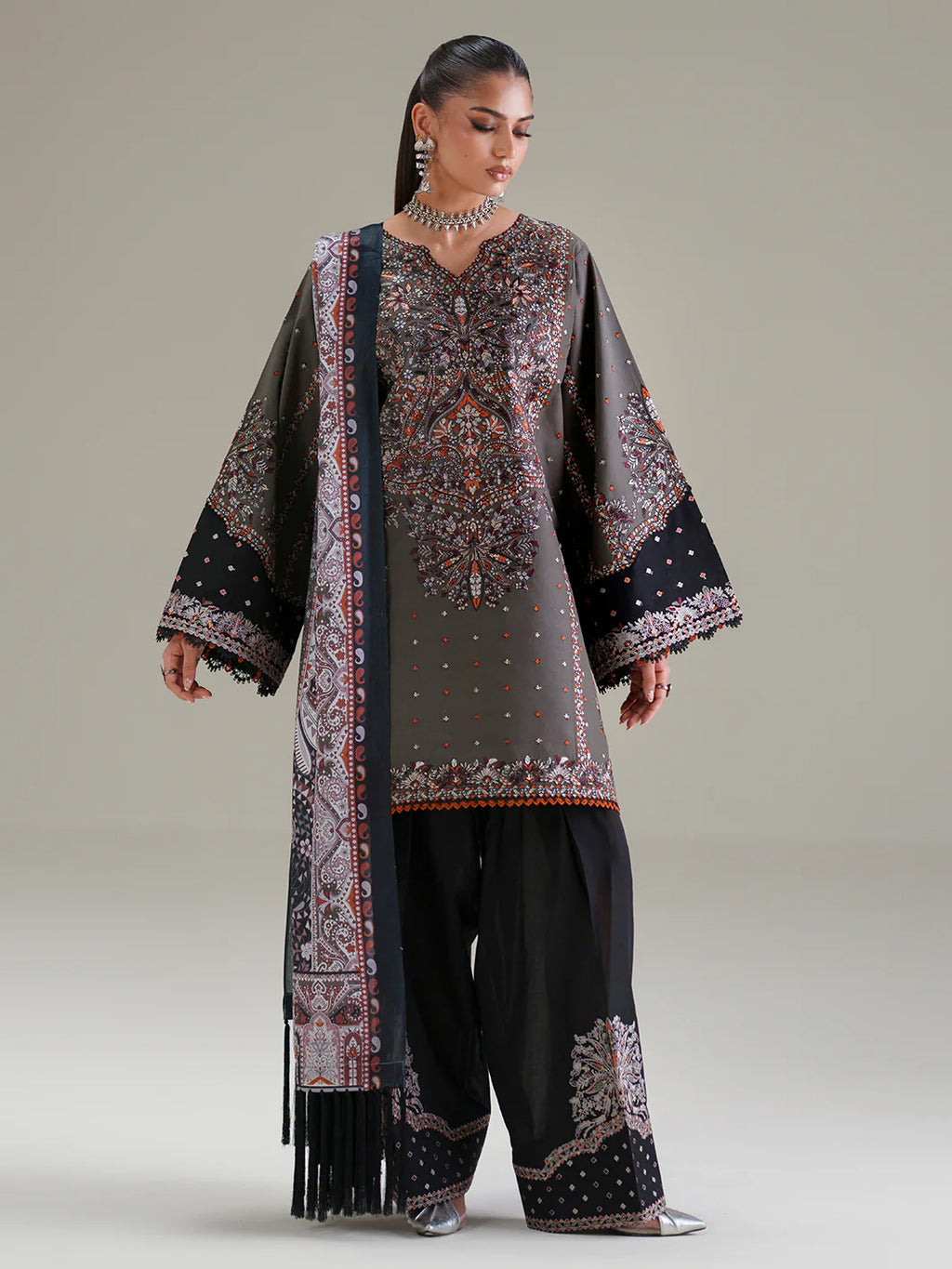 BINILYAS AMOUR FESTIVE LUXURY LAWN 182-A