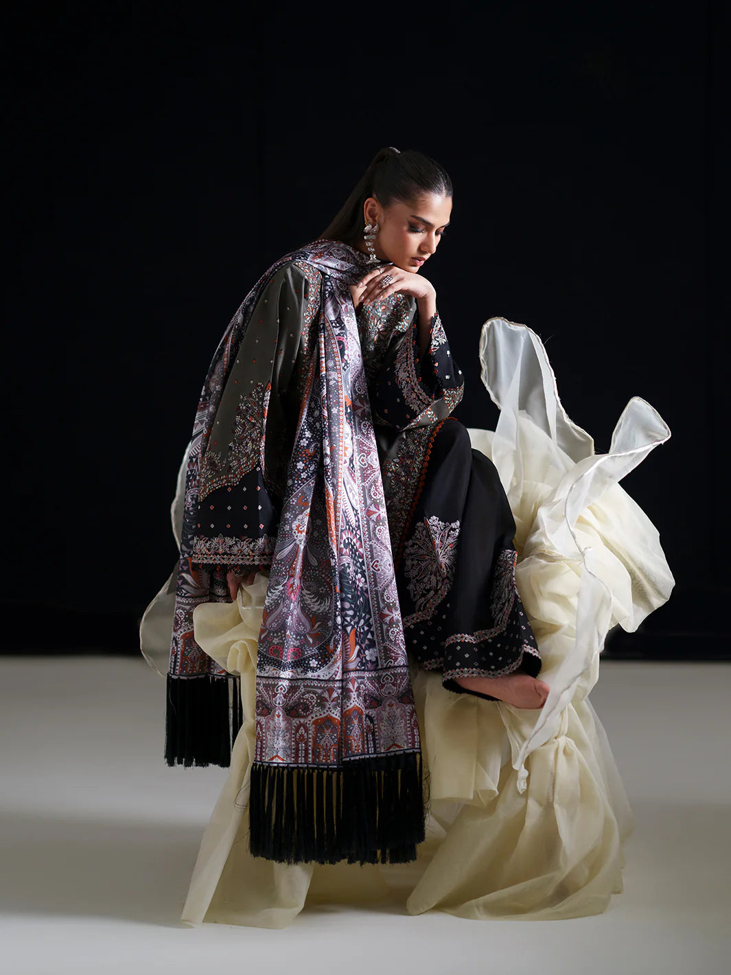 BINILYAS AMOUR FESTIVE LUXURY LAWN 182-A