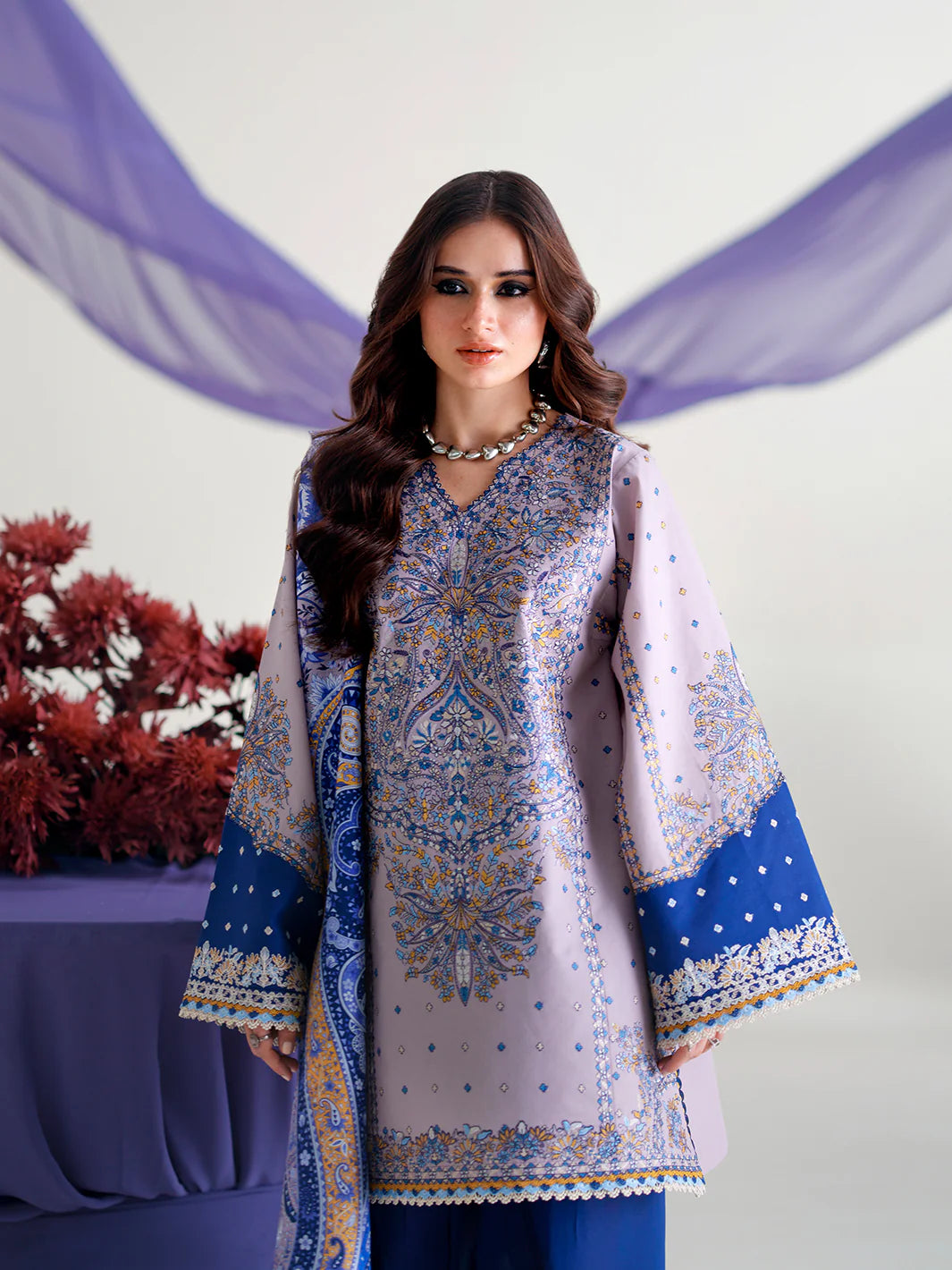 BINILYAS AMOUR FESTIVE LUXURY LAWN 182-B