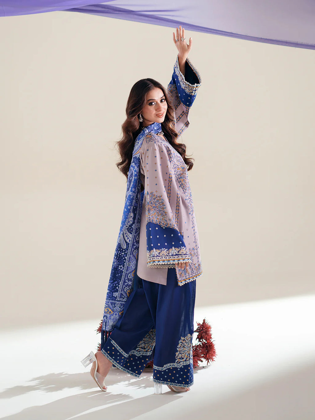BINILYAS AMOUR FESTIVE LUXURY LAWN 182-B