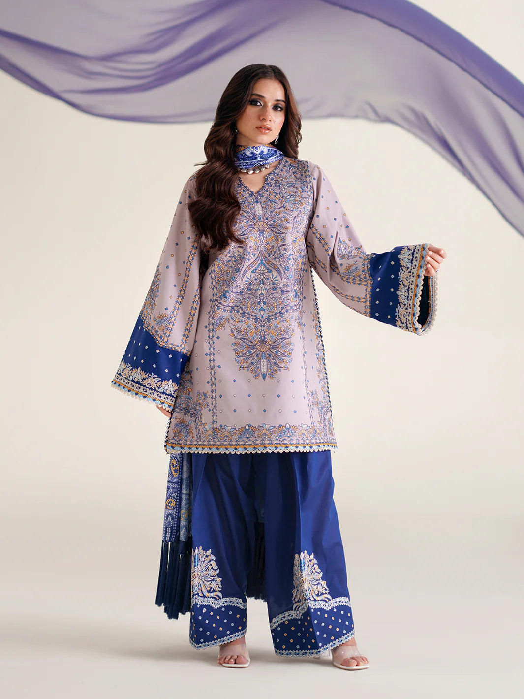 BINILYAS AMOUR FESTIVE LUXURY LAWN 182-B