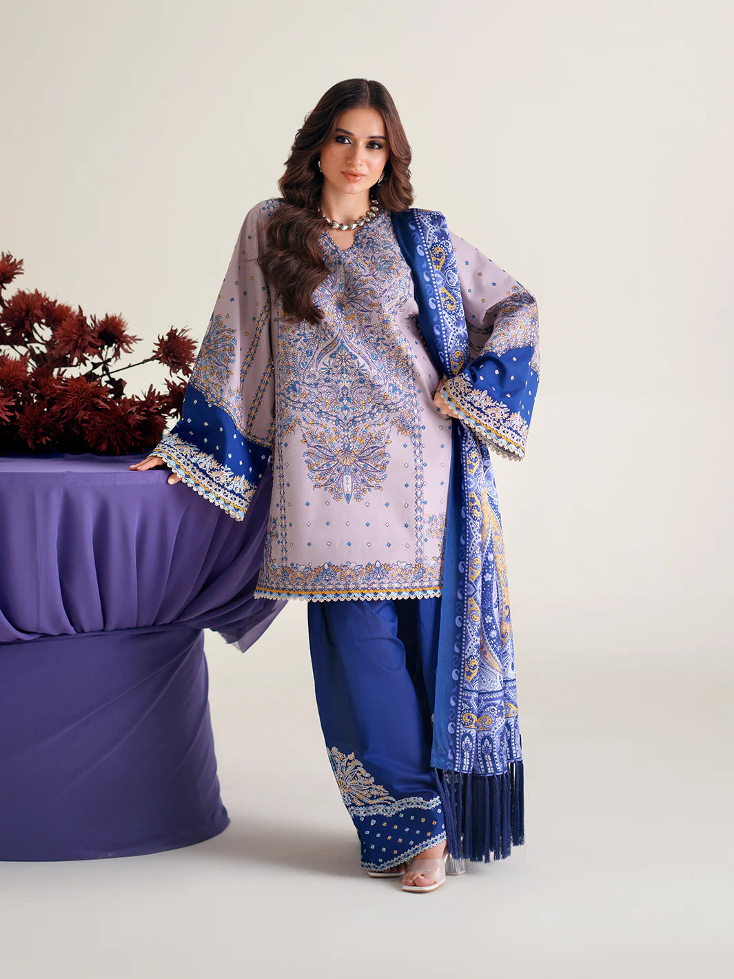 BINILYAS AMOUR FESTIVE LUXURY LAWN 182-B