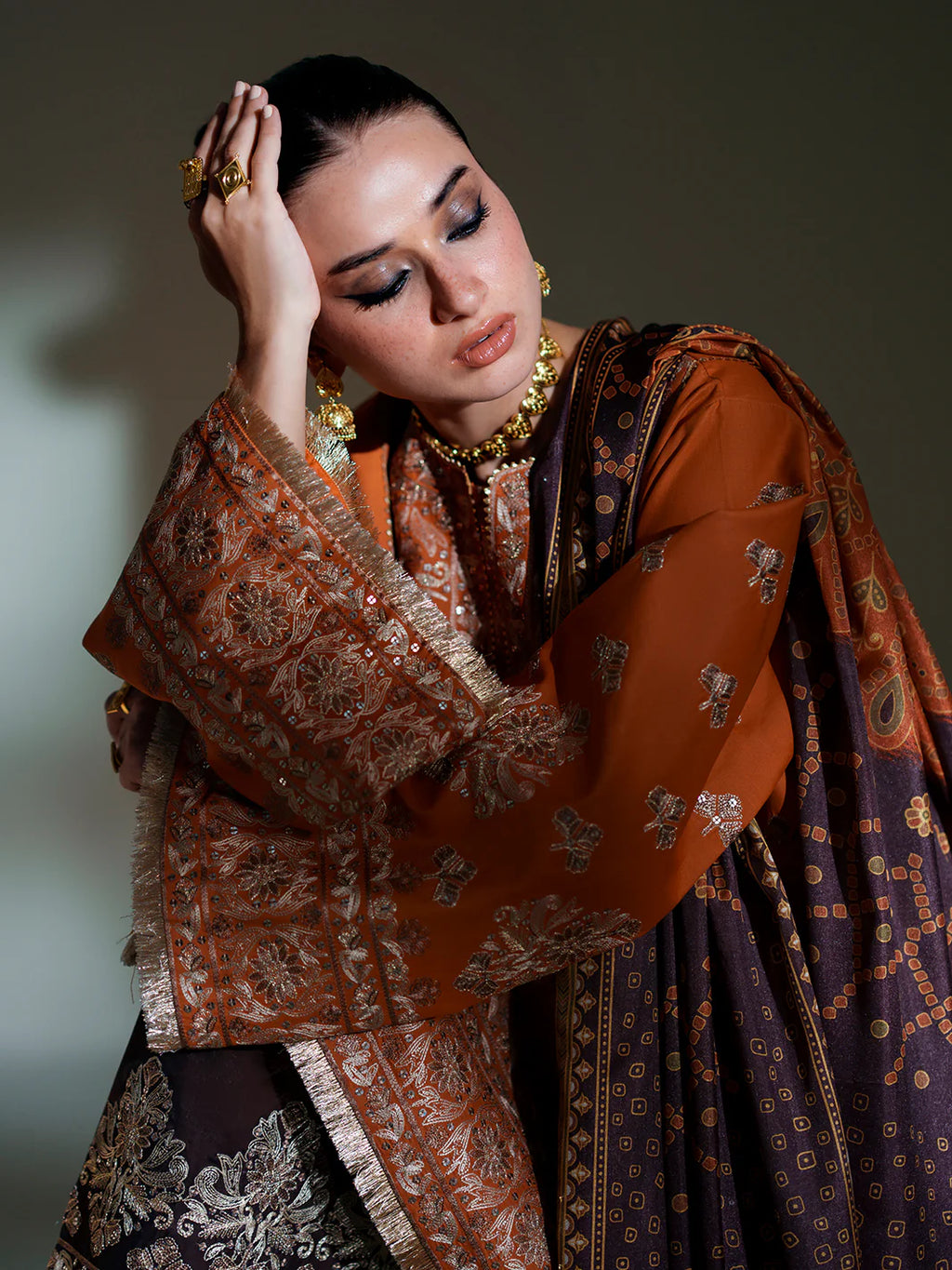BINILYAS AMOUR FESTIVE LUXURY LAWN 183-A