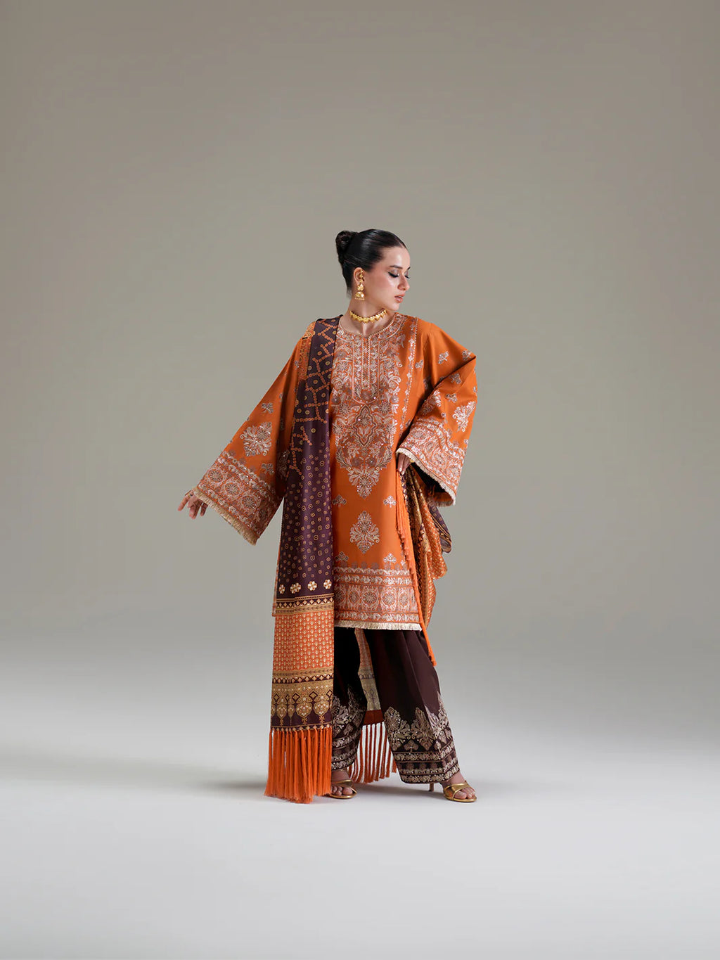 BINILYAS AMOUR FESTIVE LUXURY LAWN 183-A