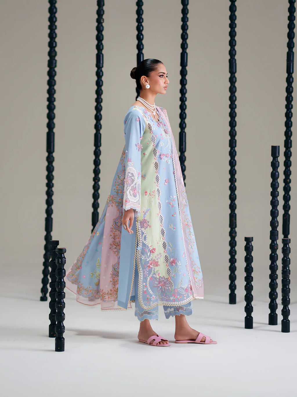 BINILYAS AMOUR FESTIVE LUXURY LAWN 184-B