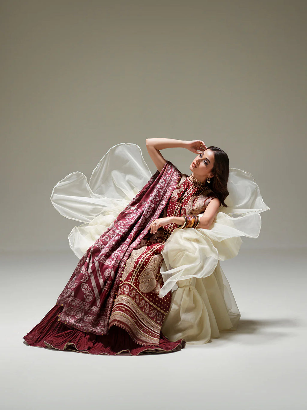 BINILYAS AMOUR FESTIVE LUXURY LAWN 185-A