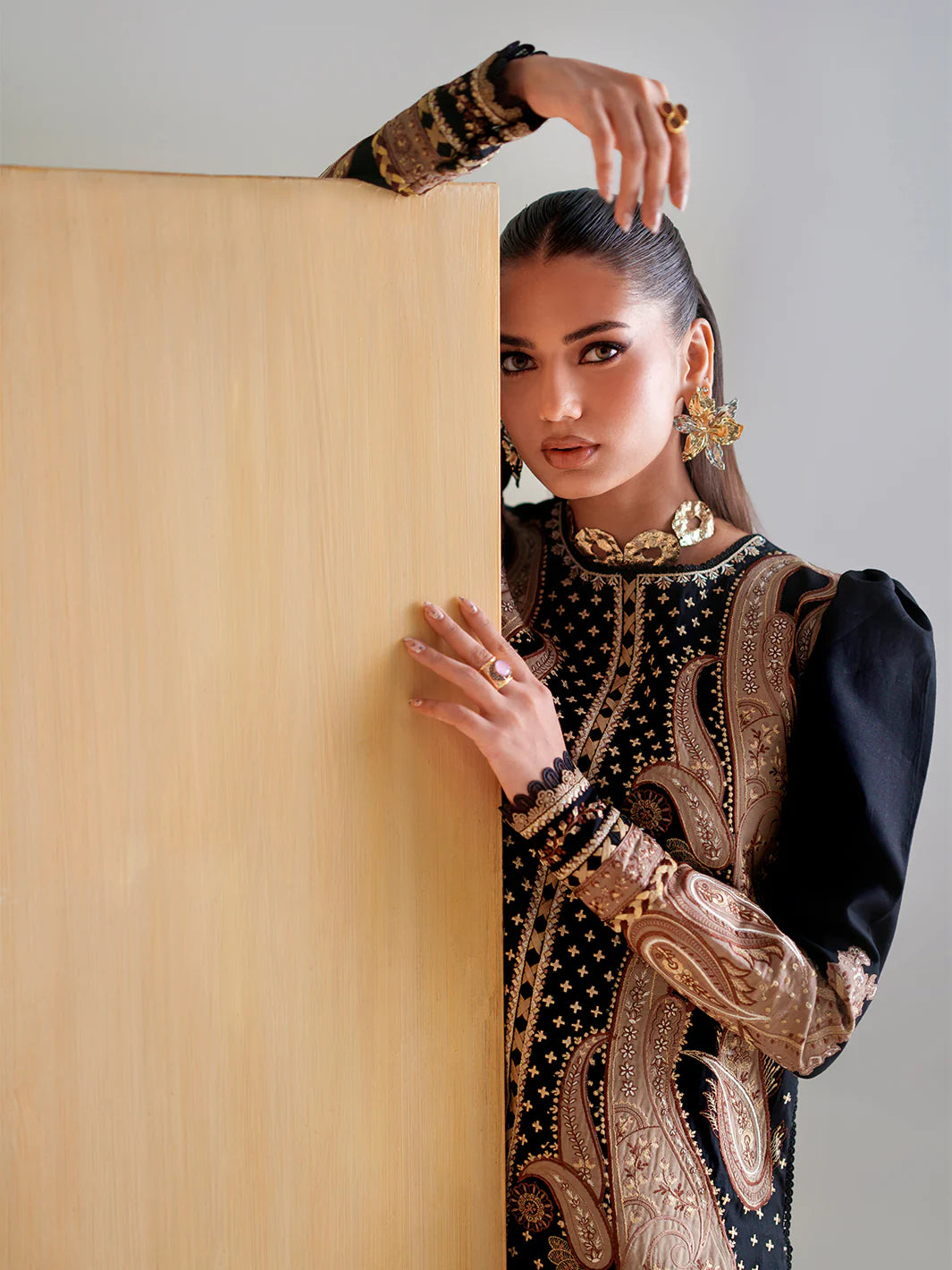 BINILYAS AMOUR FESTIVE LUXURY LAWN 185-B