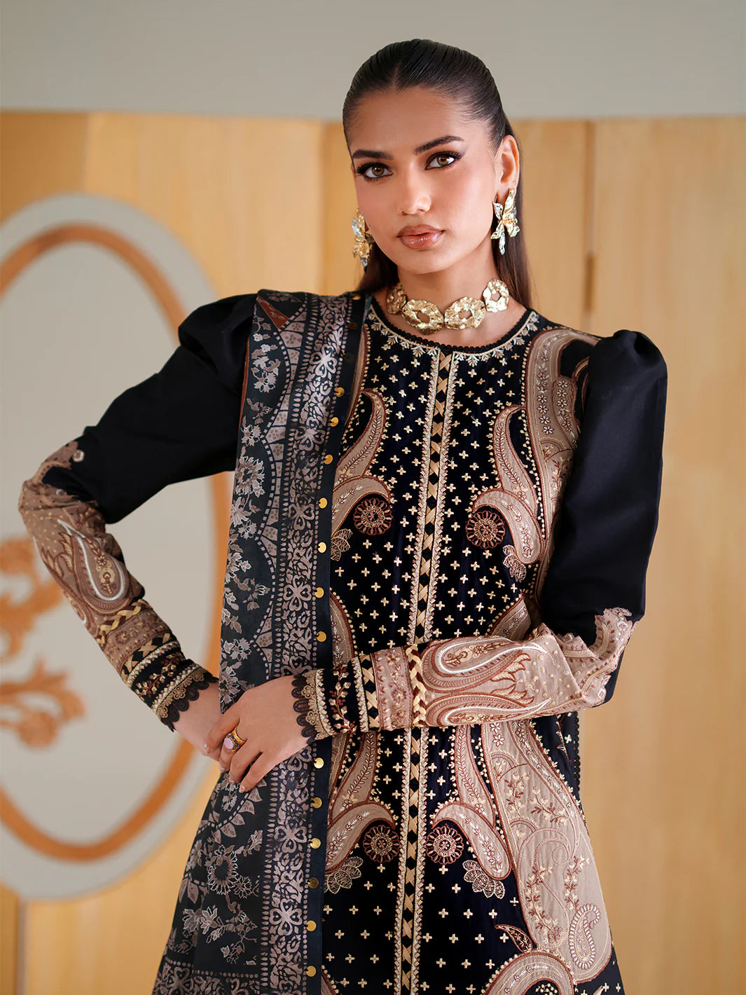 BINILYAS AMOUR FESTIVE LUXURY LAWN 185-B
