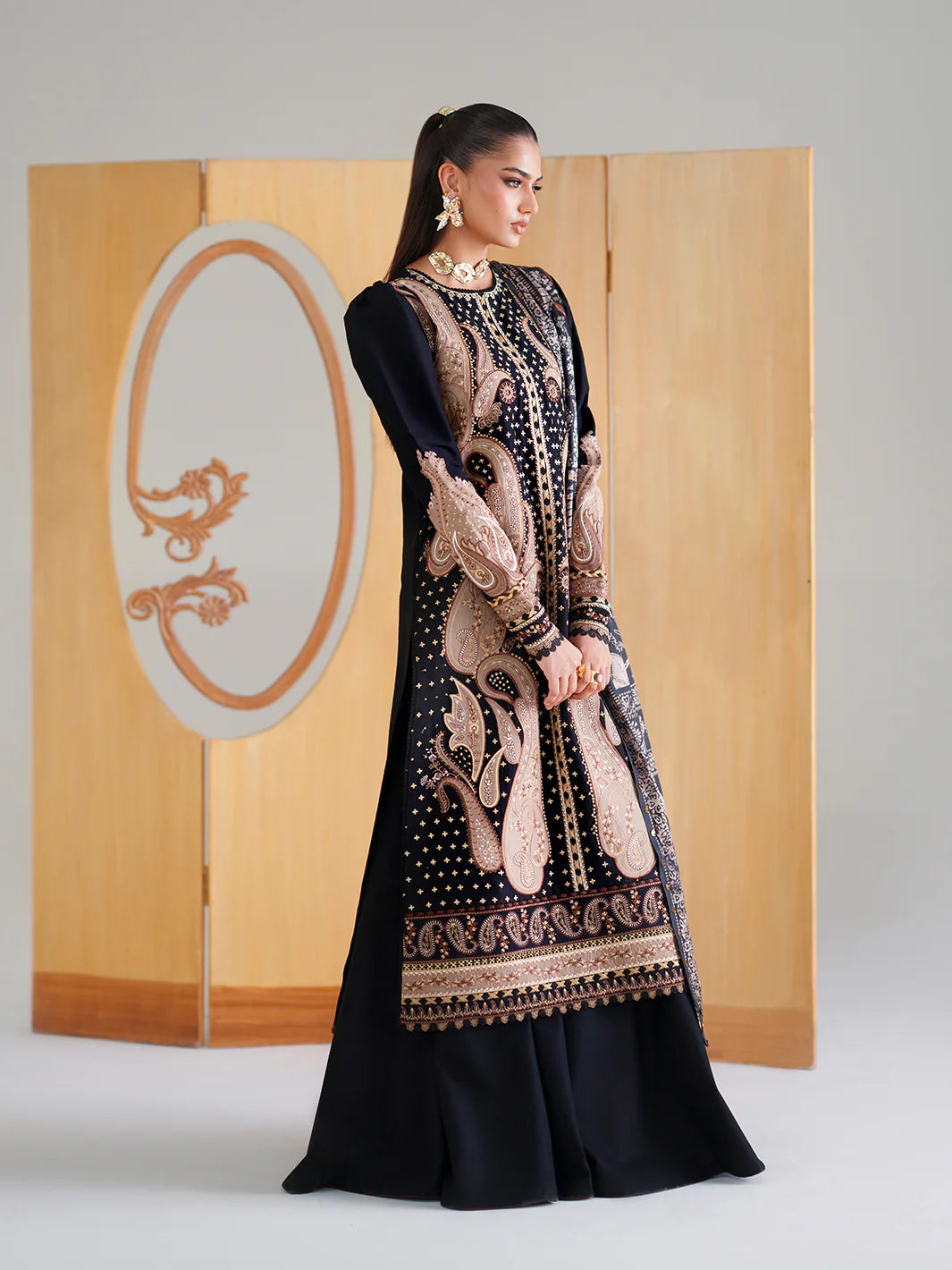 BINILYAS AMOUR FESTIVE LUXURY LAWN 185-B