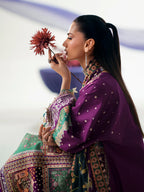 STITCHED BY CCBINILYAS AMOUR FESTIVE LUXURY LAWN 186-A 3PC