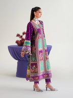 STITCHED BY CCBINILYAS AMOUR FESTIVE LUXURY LAWN 186-A 3PC