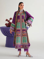 STITCHED BY CCBINILYAS AMOUR FESTIVE LUXURY LAWN 186-A 3PC