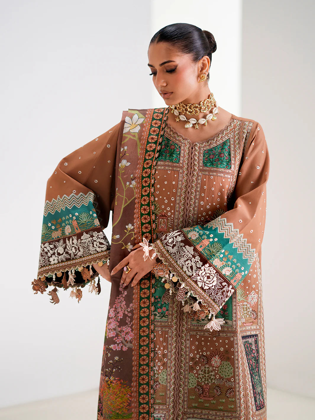 BINILYAS AMOUR FESTIVE LUXURY LAWN 186-B