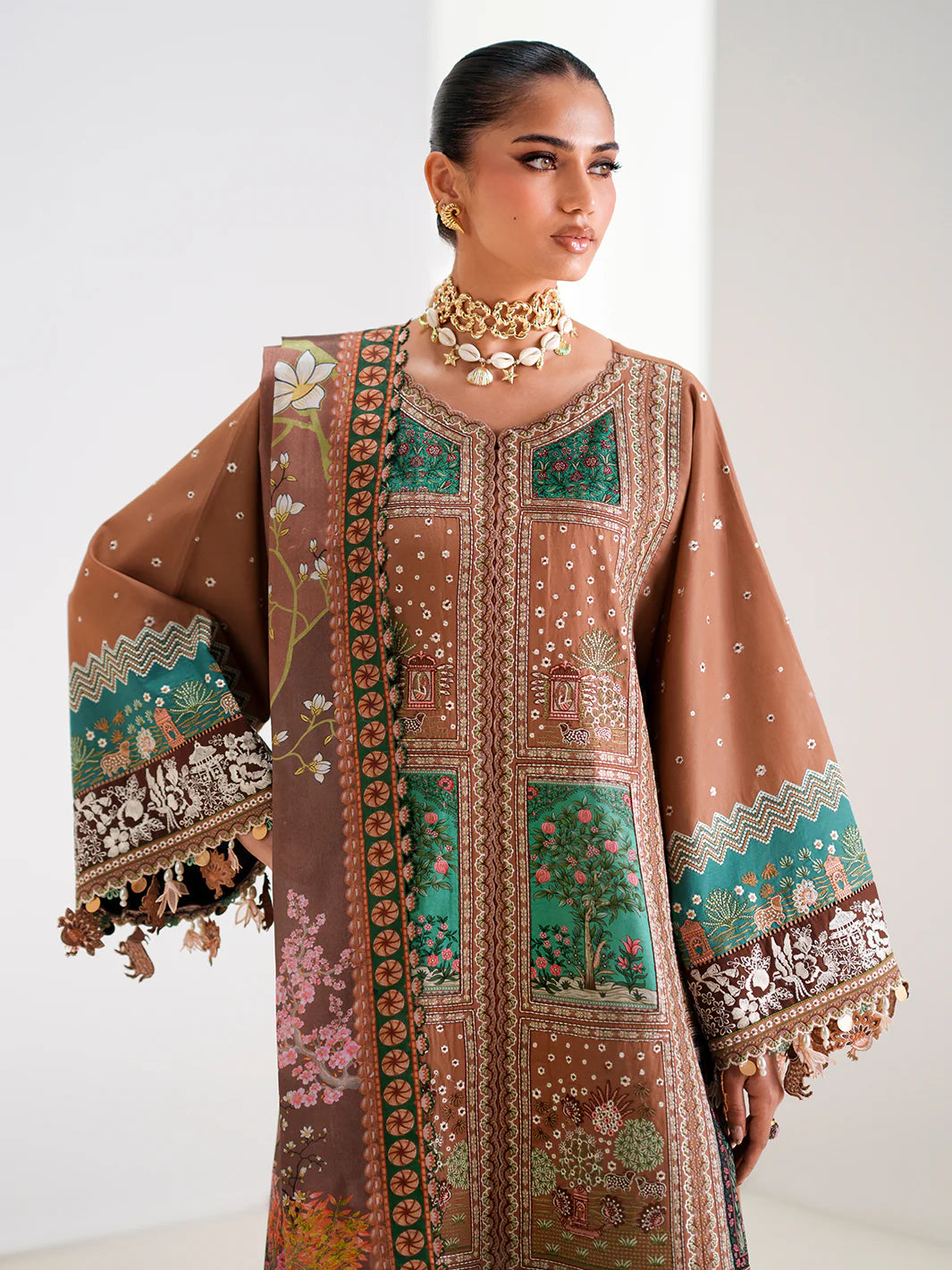 BINILYAS AMOUR FESTIVE LUXURY LAWN 186-B