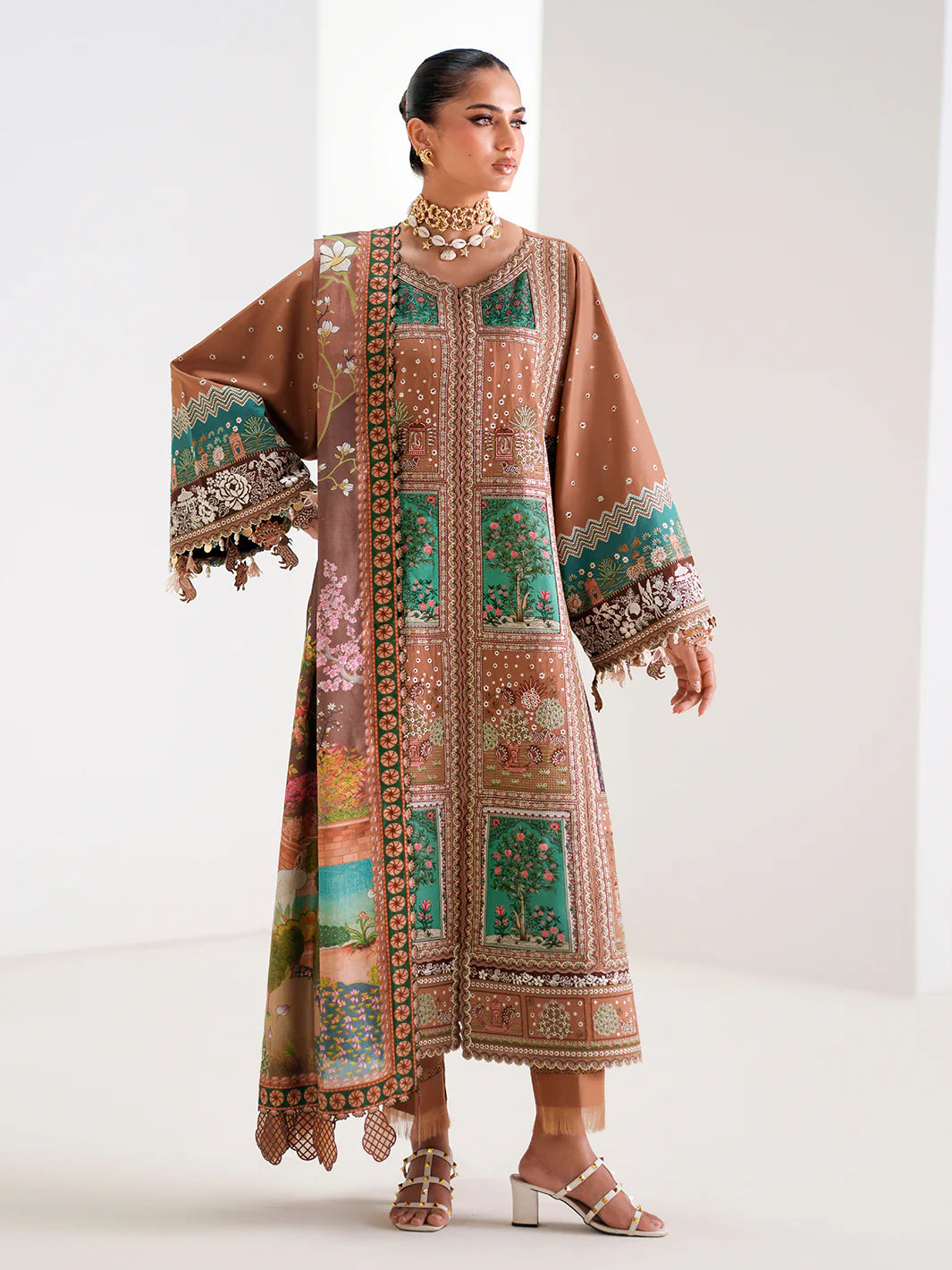 BINILYAS AMOUR FESTIVE LUXURY LAWN 186-B
