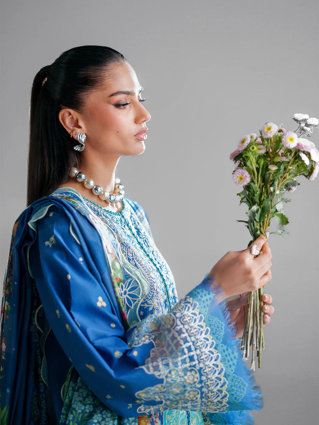 BINILYAS AMOUR FESTIVE LUXURY LAWN 187-A
