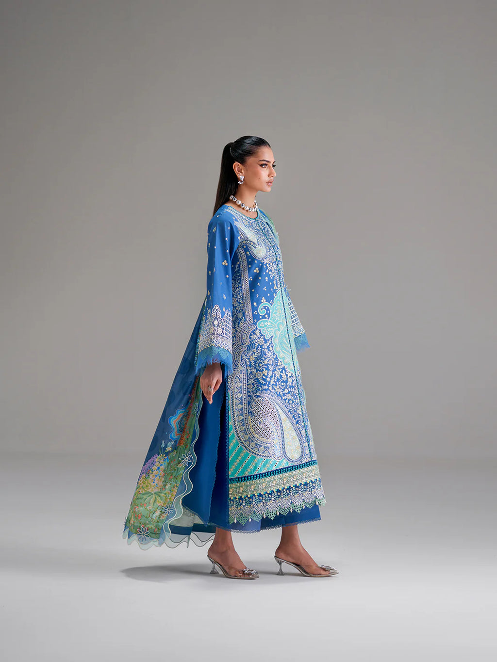 BINILYAS AMOUR FESTIVE LUXURY LAWN 187-A