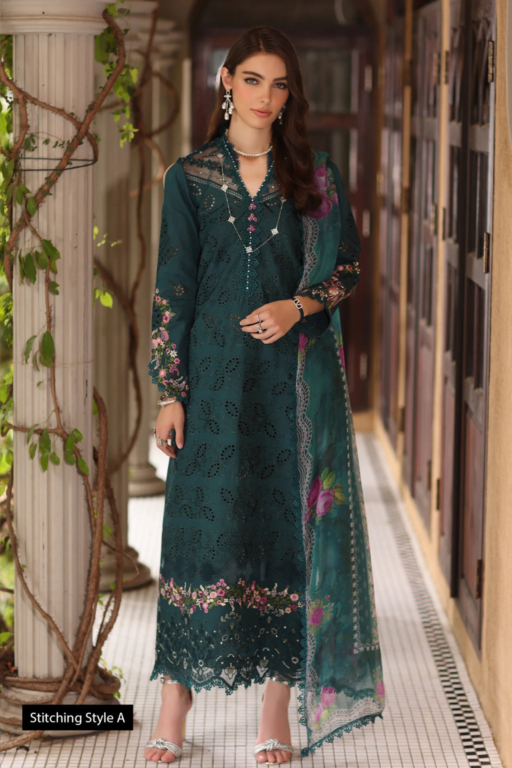 NOOR EID LUXURY SCHIFFLI LASERKARI D-05