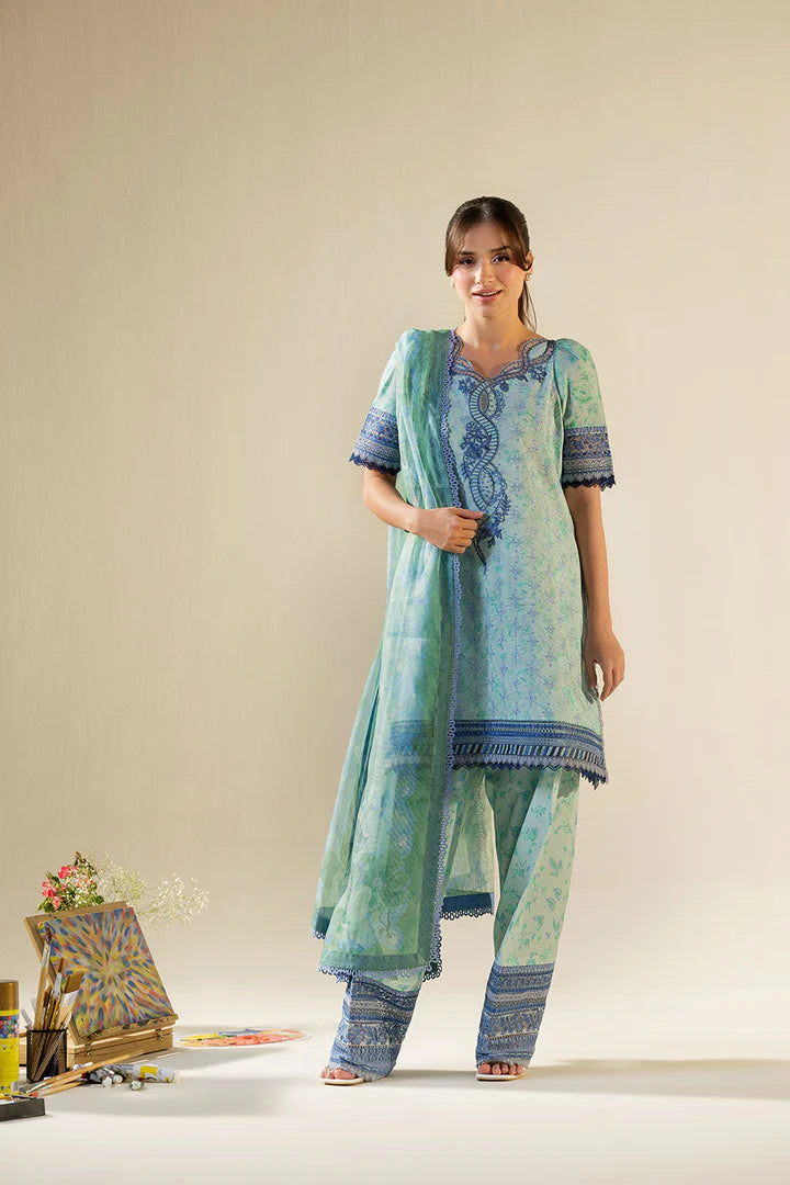SOBIA NAZIR VITAL UNSTITCHED LAWN VT26-1B