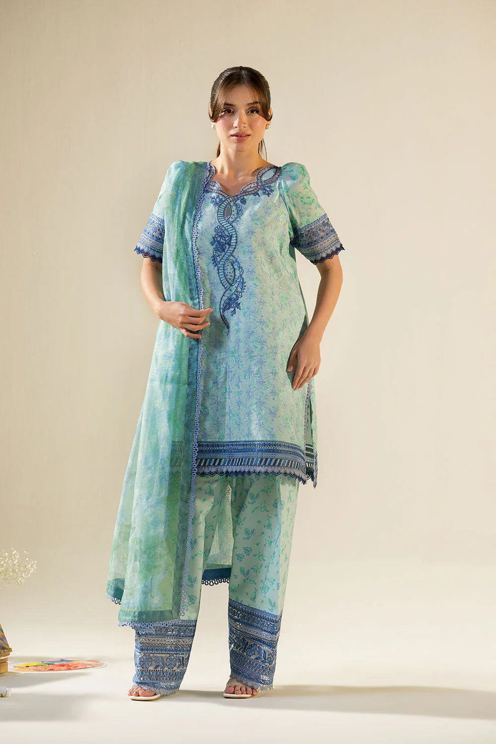 SOBIA NAZIR VITAL UNSTITCHED LAWN VT26-1B