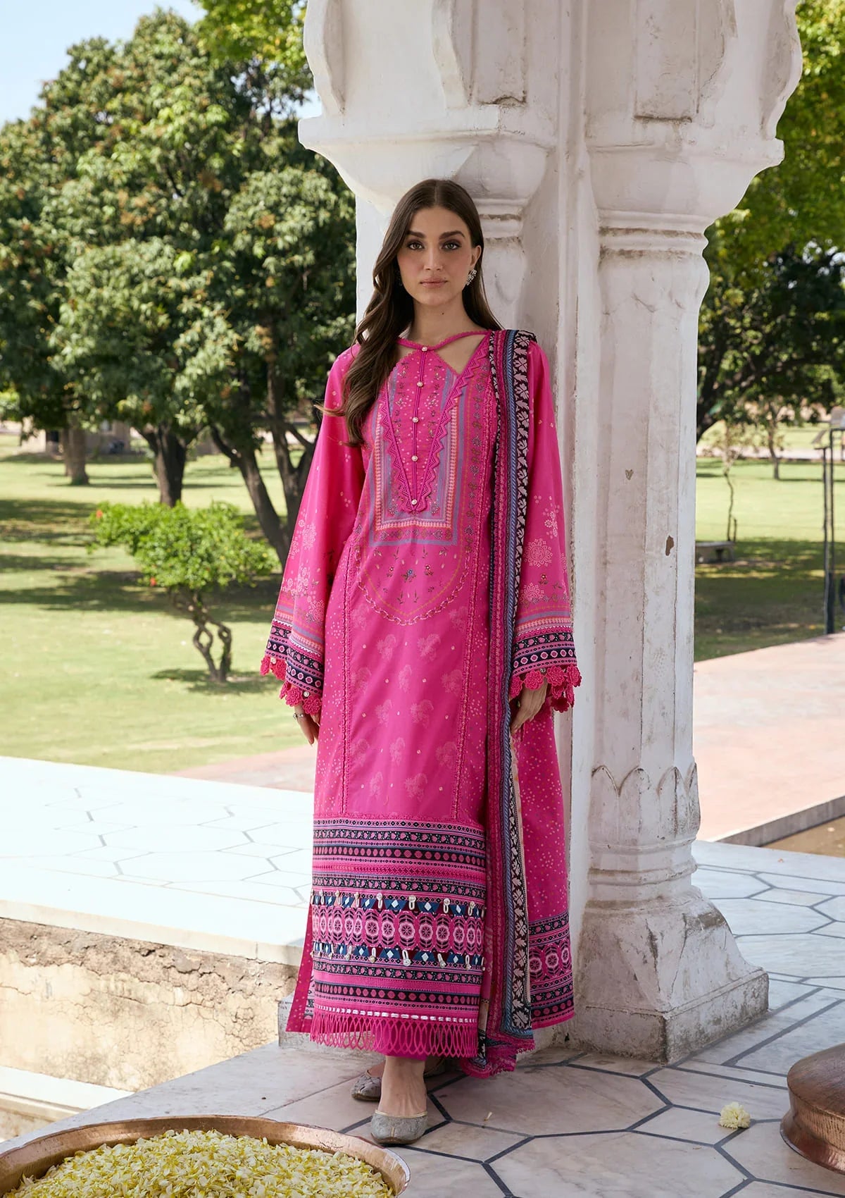 KAHF AANGAN PRINT CHIFFON KPS-4B