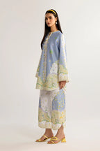 QALAMKAR PRINTED CO-ORDS QPC-07 2PC