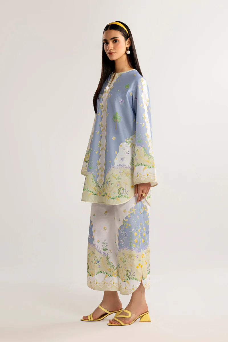 QALAMKAR PRINTED CO-ORDS QPC-07 2PC
